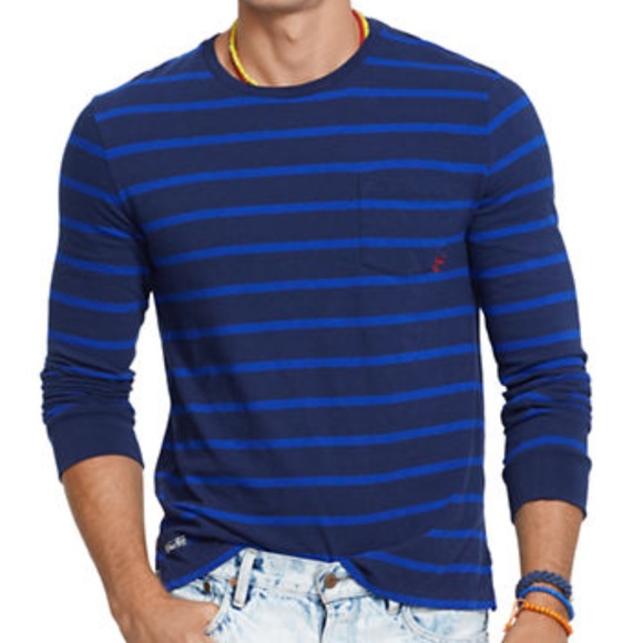 Polo Ralph Lauren Other - POLO RALPH LAUREN XL JERSEY STRIPED CREWNECK NWT